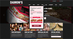 Desktop Screenshot of damons.co.uk