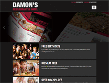 Tablet Screenshot of damons.co.uk